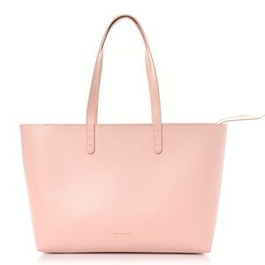 NWT Mansur Gavriel Small Zip Tote in Dahlia Light Pink Saffiano Leather